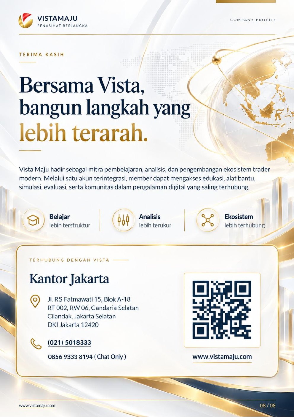 Halaman 8 Company Profile VistaMaju: Kontak Perusahaan